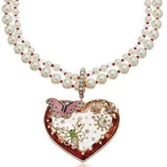 Betsey Johnson Jewelry - Betsey Johnson FLAT OUT FLORAL STATEMENT NECKLACE